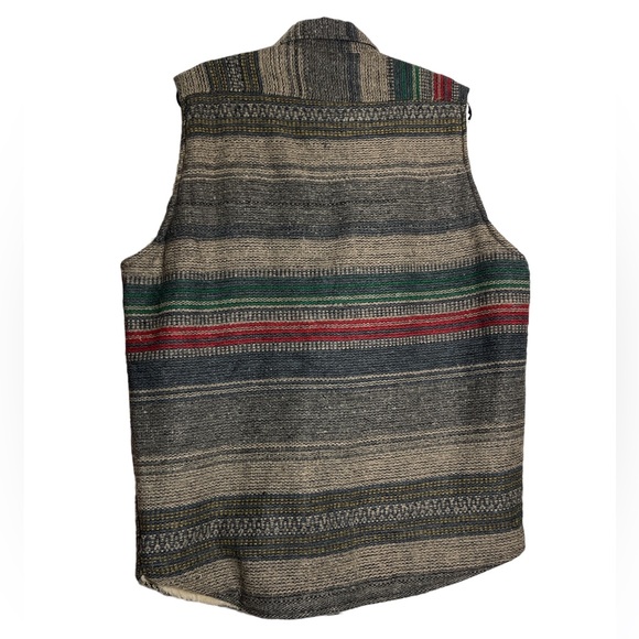 Exclusive Paragraff clothing Co wool blend Sherpa lined Size Large long vest - Picture 7 of 12